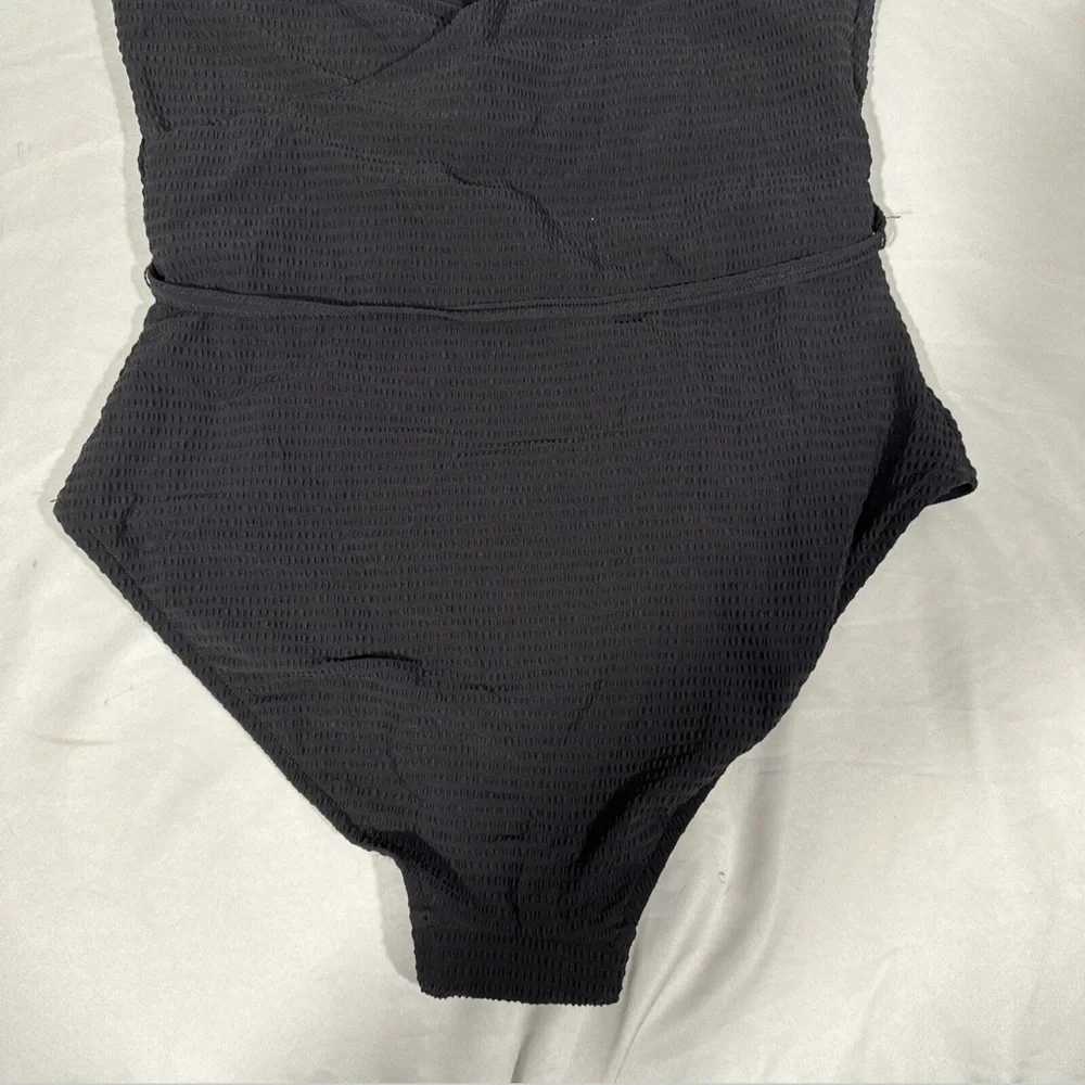 NEW $150 Sea‎ Level [ 8 US ] Messina One Shoulder One Piece Swimsuit Black
